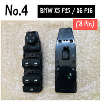 BMW X5 F15/X6 F16 8 Pin Power Window Black Switch 61319297349 61319362116 9297349 Tag-SW-04