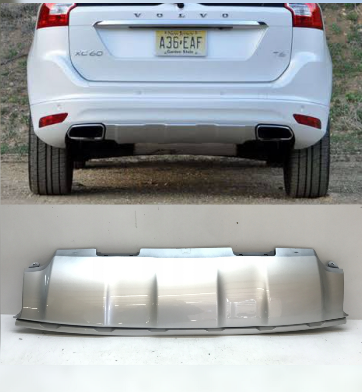 Rear Lower Bumper 31323779 Compatible With Volvo XC60 & VOLVO XC60 II (246)  VOLVO No :- 402