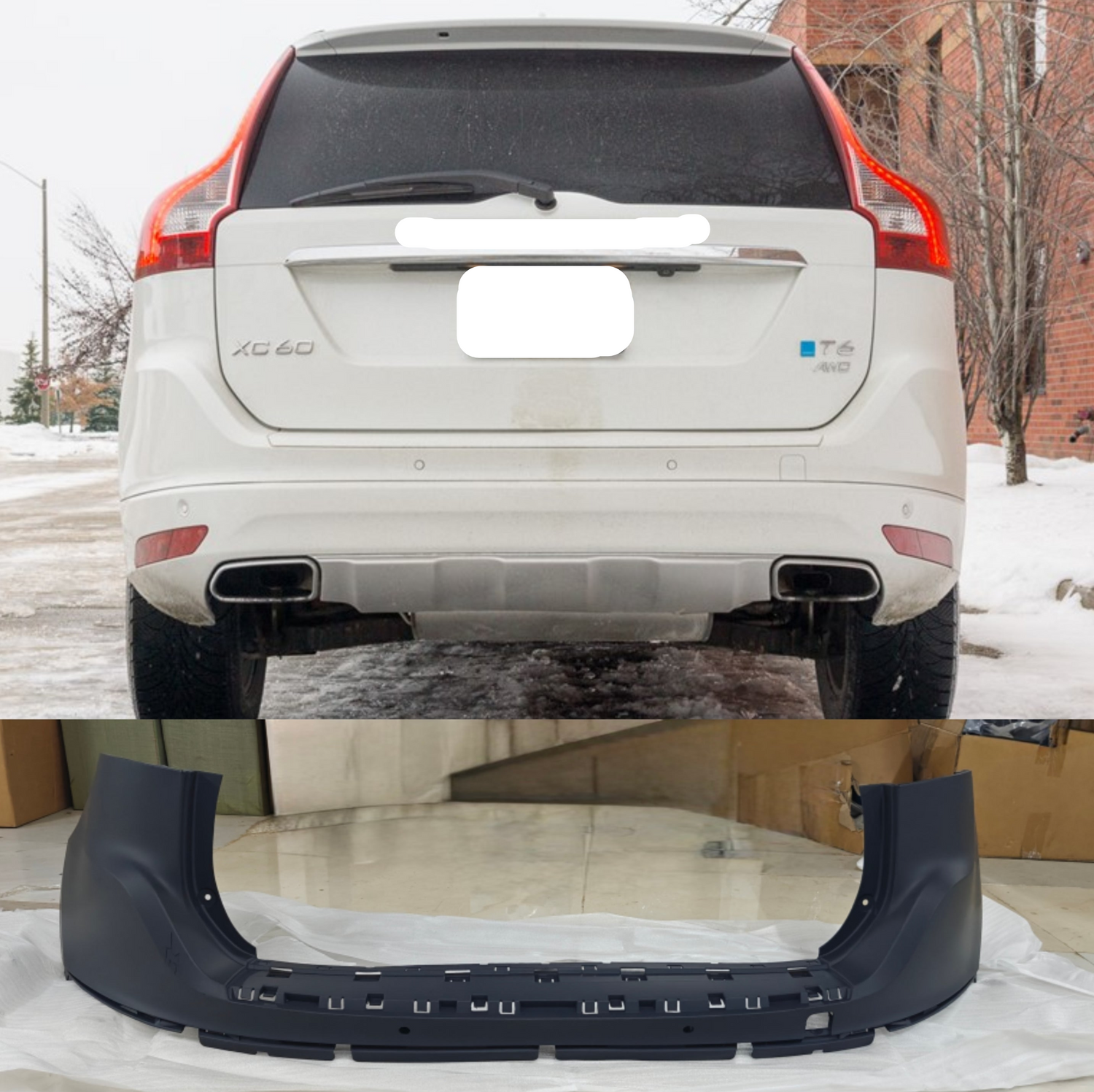 Rear Upper Bumper 39826080 Compatible With Volvo XC60 (2013-2015) Tag No.402