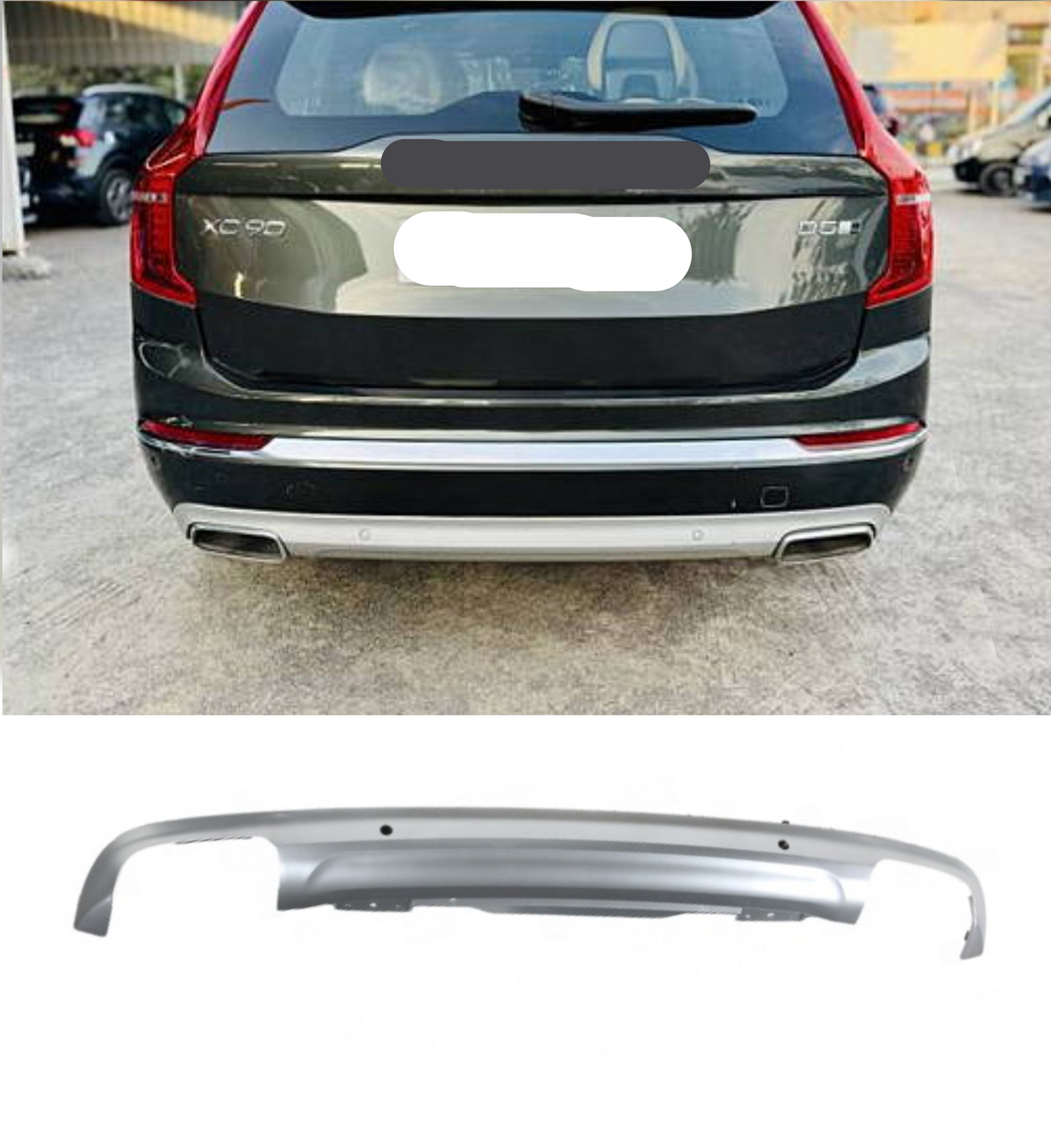 Rear Lower Bumper Spoiler 31353394 Compatible With Volvo XC90 & VOLVO XC90 I (275) 2016-2021 No.403
