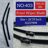 Front Wiper Blade Set (26'19 Inch)  32237898 Compatible with  VOLVO S80 Tag No.403