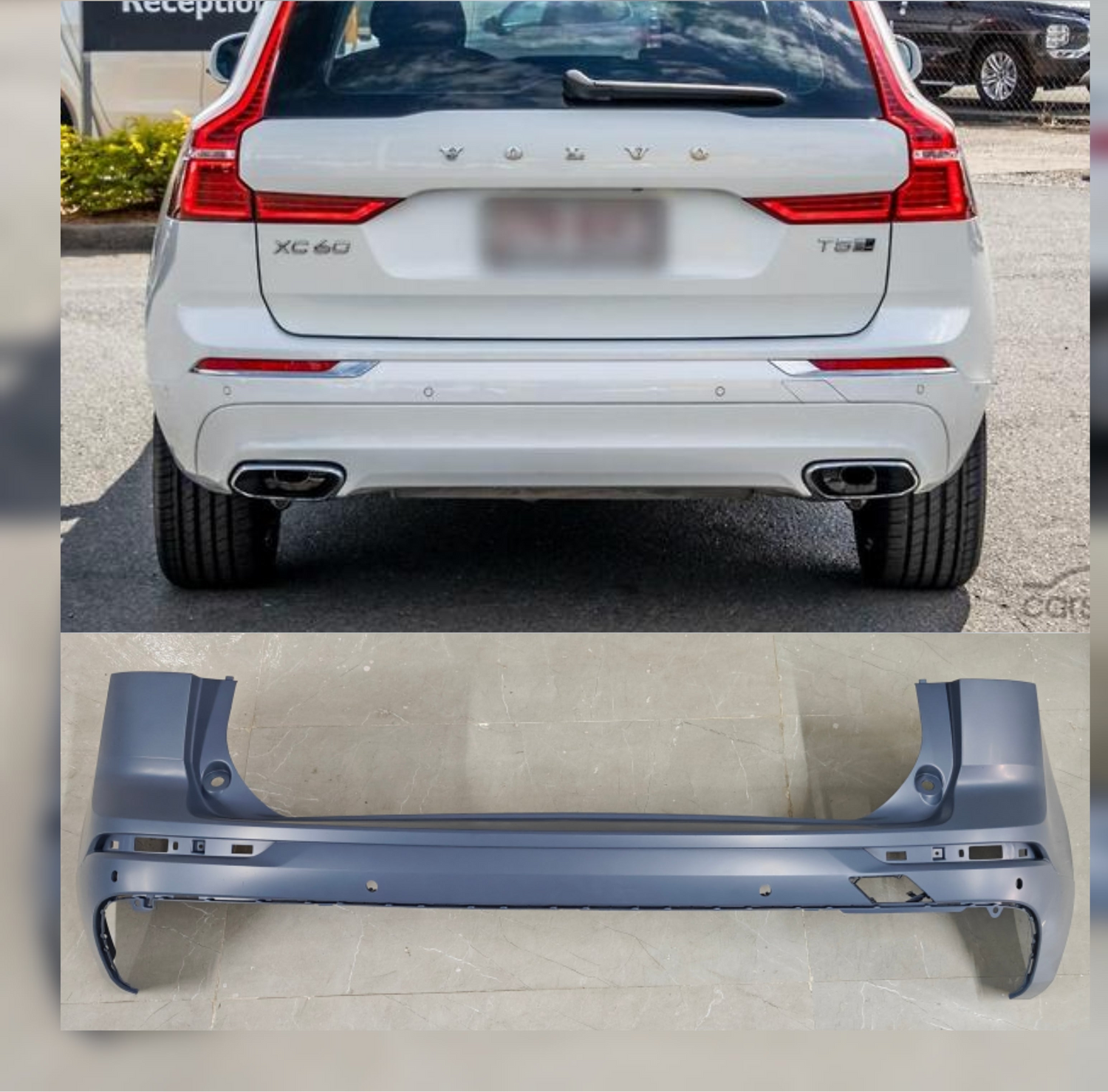 Rear Bumper 39847266 40007616 39796807 Compatible With Volvo XC60 (2022-25) Tag No.408