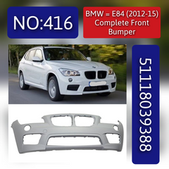 Front Bumper 51118039388 Compatible With BMW X1 E84 (2012-15)Tag No.416