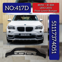Front Lower Bumper 51117374051 Compatible With BMW E84 2009-2015 Tag NO.417D