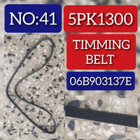 Belt 5PK1300 06B903137E 058903137C  Compatible With AUDI Tag-BEL-41