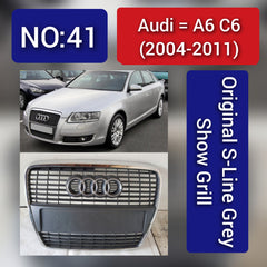 Audi A6 C6(2004-11) Original S-Line Grey Show Grill