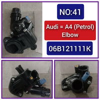 Elbow (Thermostat) 06D121111G Compatible With AUDI A4 Tag-E-41