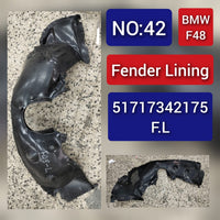 Front Left fender Liner 51717342175 Compatible With BMW X1 F48