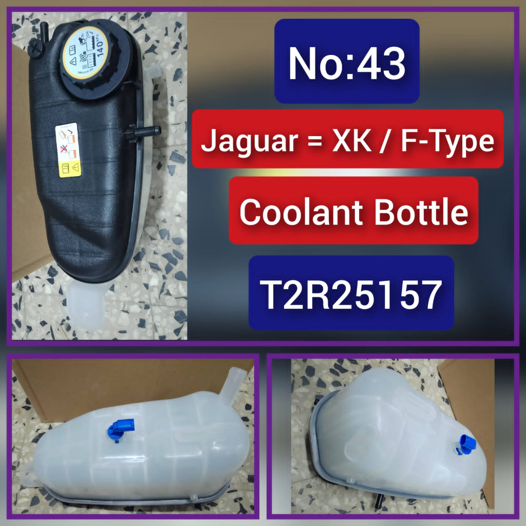 Coolant Bottle T2R25157 C2P16828 C2P18816 C2P3359  For JAGUAR F-TYPE Convertible X152 Tag-B-43