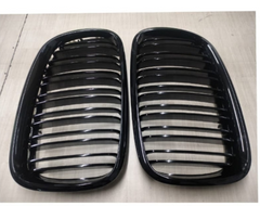 Kidney Grill Set 51137157687 (R.H/L.H) Black Colour 14 Line Compatible With BMW X5 E70 Tag 43