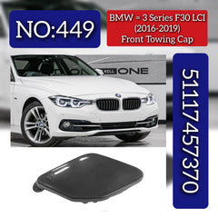 Front Towing Cap 51117457370 Compatible With BMW 3 SERIES (F30) LCI (2016-2019) Tag No.449