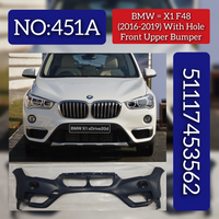 Front Upper Bumper 51117453562 Compatible With BMW X1 (F48) (2016-2019) Tag No.451B