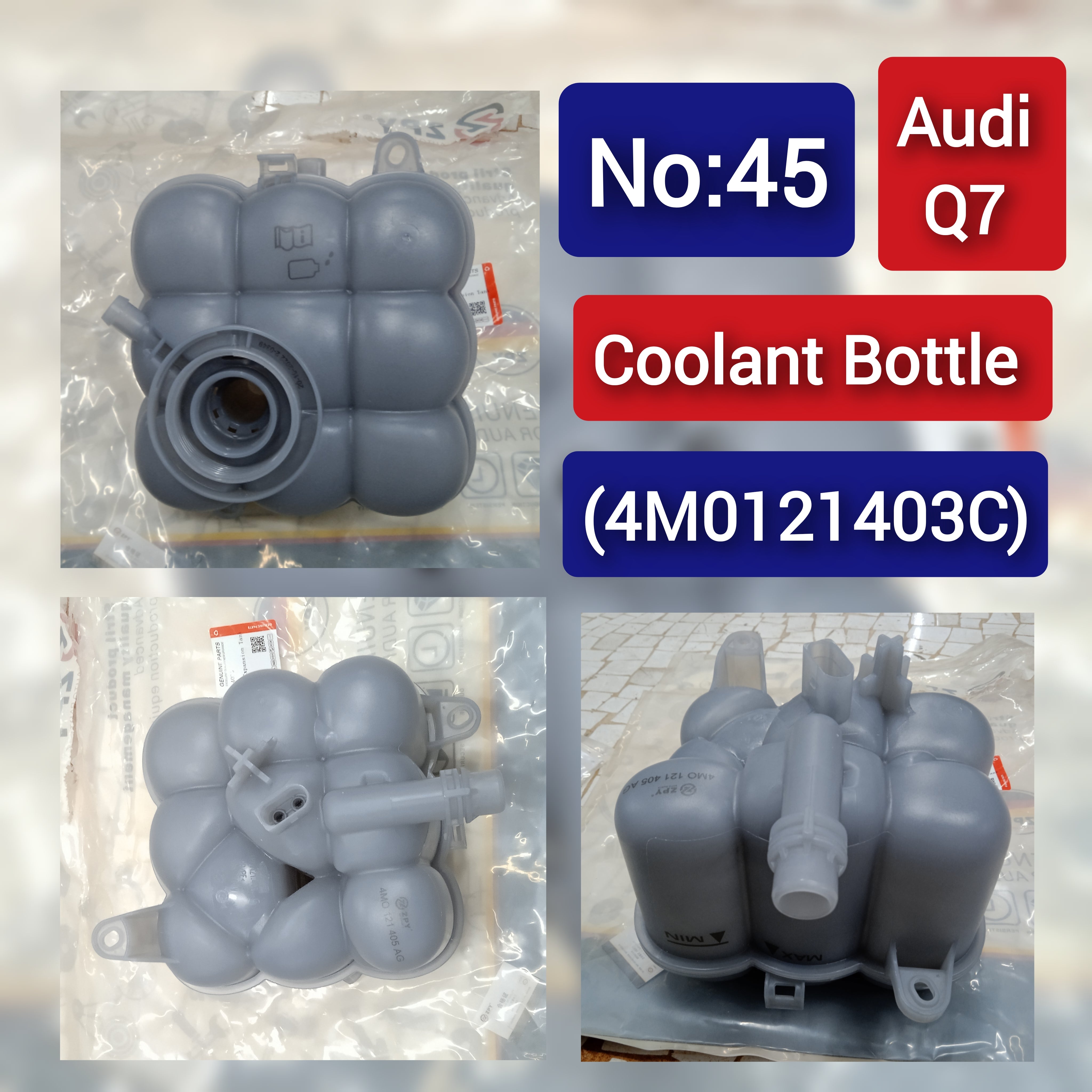 Coolant Bottle 4M0121403C For AUDI Q7 Tag-B-45
