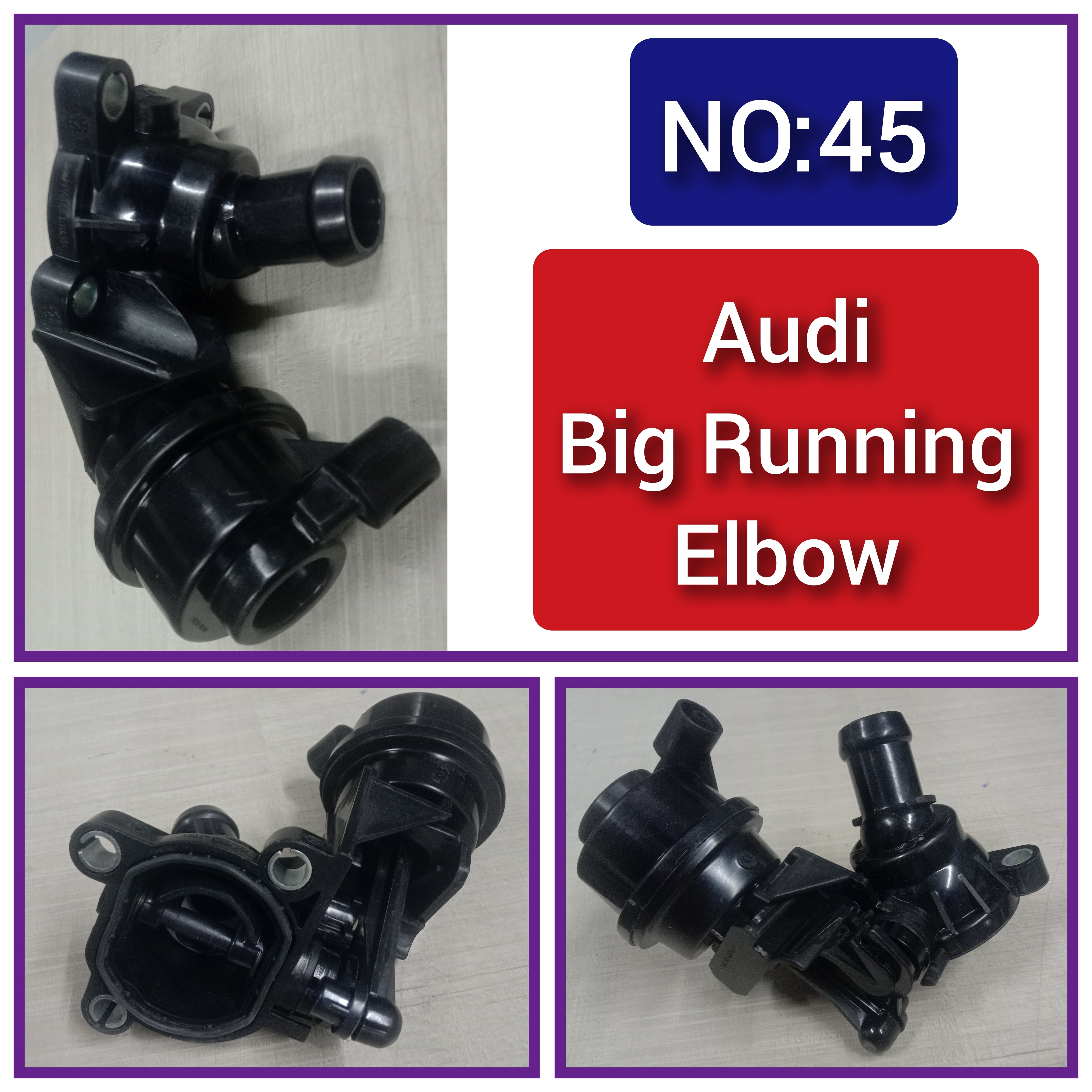 Elbow (Thermostat) 059121737R  For AUDI  A4 A6 A8 Q5 Q7  Tag-E-45/49