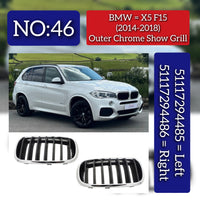 Bumper Grille Left 5117294485 & Right 51172494486 Compatible With BMW X5 F15 (2014-2018) Tag No.46