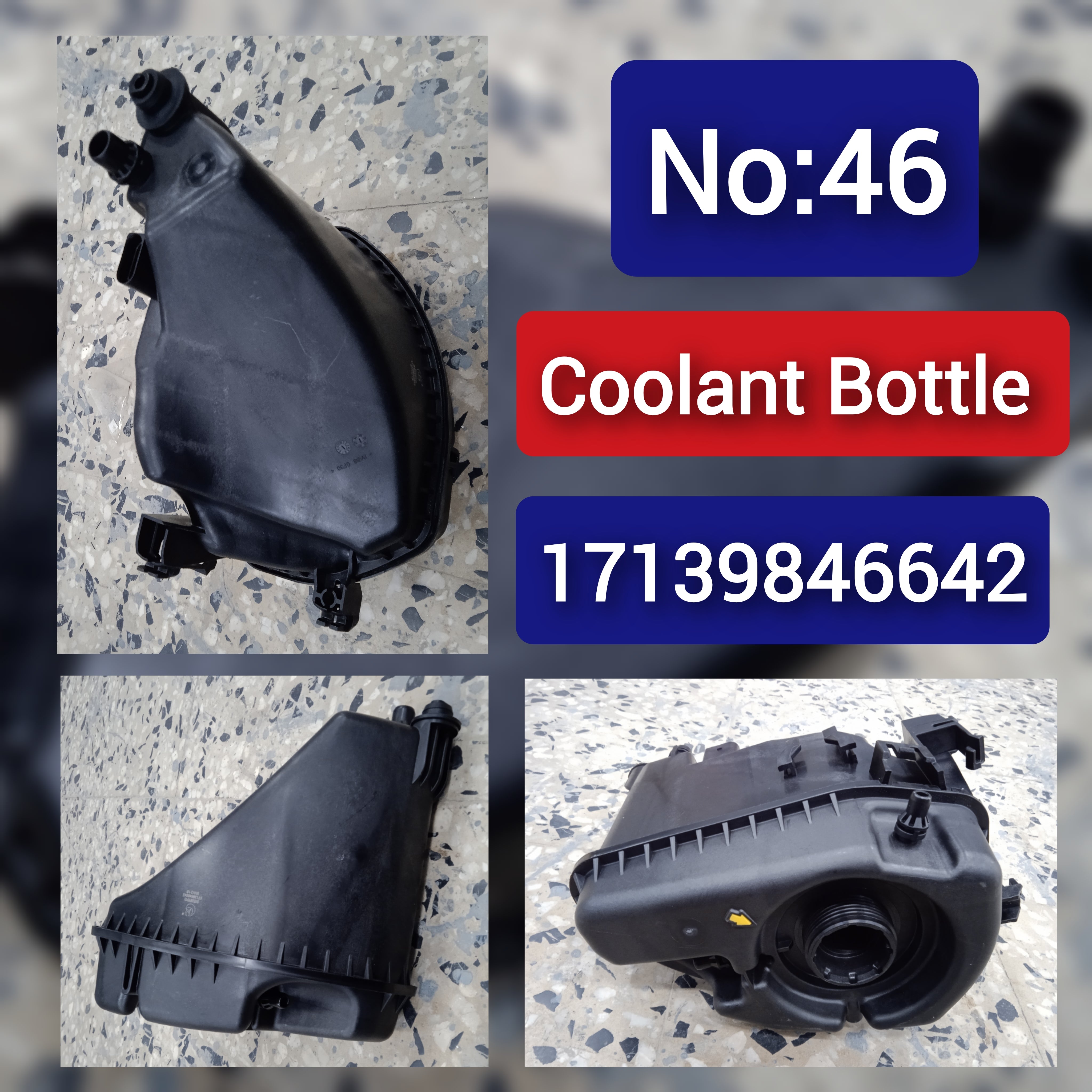 Coolant Bottle17139846642 For BMW 5 Series  G30, F90 Tag-B-46