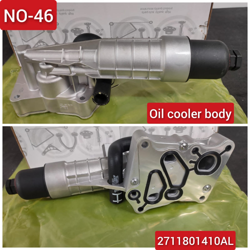 Oil Cooler Assembly 2711801410AL 2711801010 2711801010AL 2711801210AL  for Mercedes-Benz C-CLASS W204 & E-CLASS W212 Tag-O-46