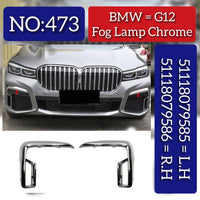 Fog Lamp Chrome Left 51118079585 & Right 51118079586 Compatible With BMW G12 Tag No.473