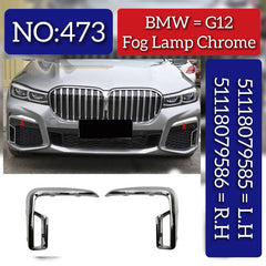 Fog Lamp Chrome Left 51118079585 & Right 51118079586 Compatible With BMW G12 Tag No.473