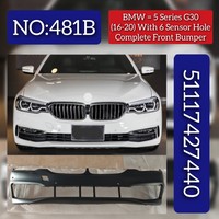 Front Bumper With 6 Senson Hole 51117427440 Compatible With BMW 5 Series (G30) (2016-2020) Tag No.481B