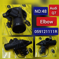 Elbow (Thermostat) 059121111R Compatible With AUDI A4 Q7 Tag-E-48