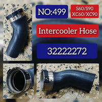 Intercooler Hose Tube 32222272 31338545 31657738 Compatible With VOLVO S60 II (134) & S90 II (234) & V90 II Estate (235) & XC60 I SUV (156) Tag No:499