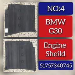 Underfloor Coating Center 51757340745 Compatible with BMW 5 Series G30 Tag No.4