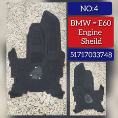 Gearbox Guard Transmission Belly Pan Underbody Shield 51717033748 Compatible with BMW 5 Series E60 Tag No.4