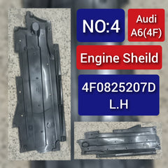 Front Underbody Trim Left 4F0825207D Compatible With AUDI A6 4F Tag No.4