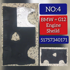 Engine Bay Encapsulation, Rear 51757340171 Compatible with BMW 7 Series G11 G12 Tag No.4