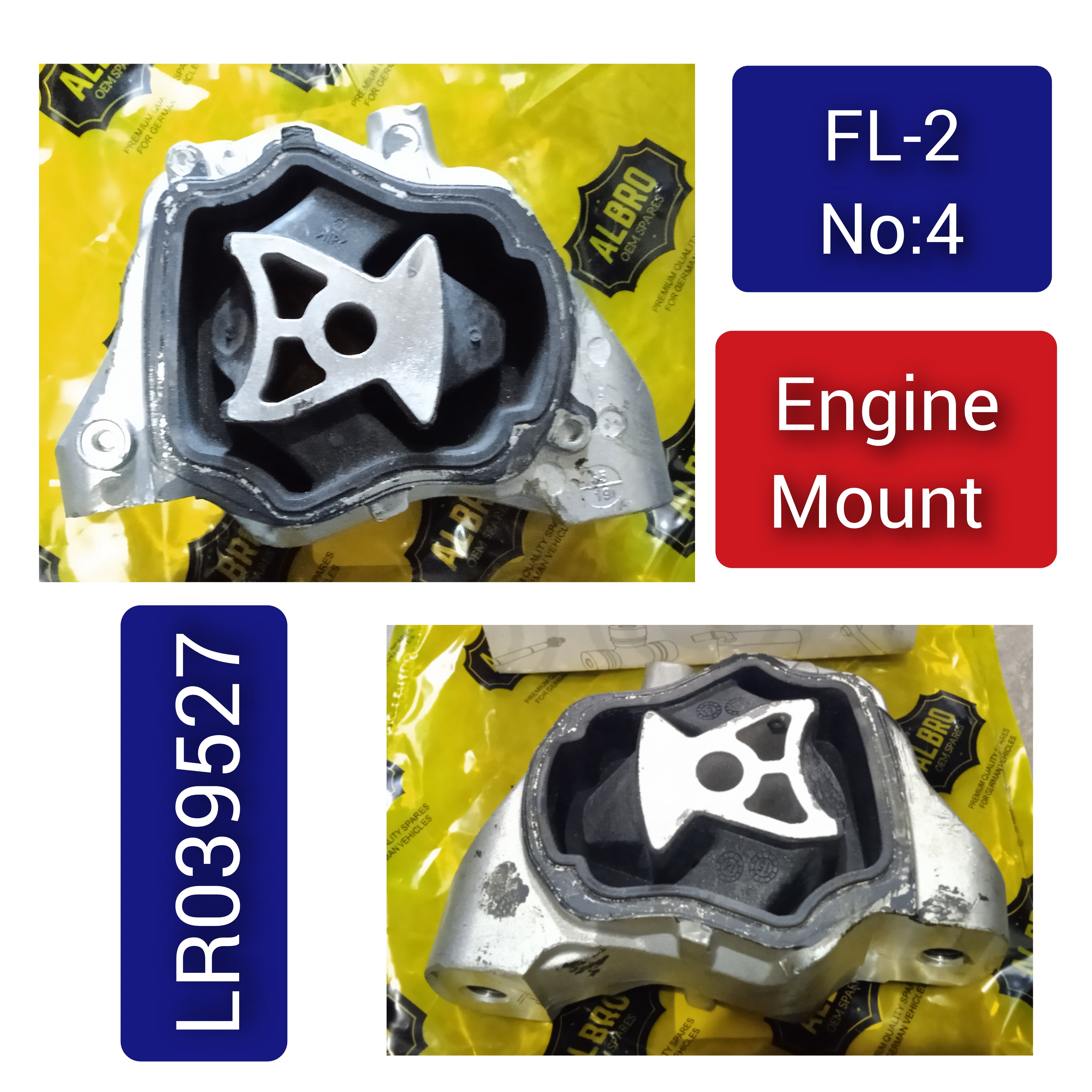 Engine Bracket Mount Left LR039527 Compatible With LAND ROVER DISCOVERY SPORT (L550) & FREELANDER 2 (L359) | LR2