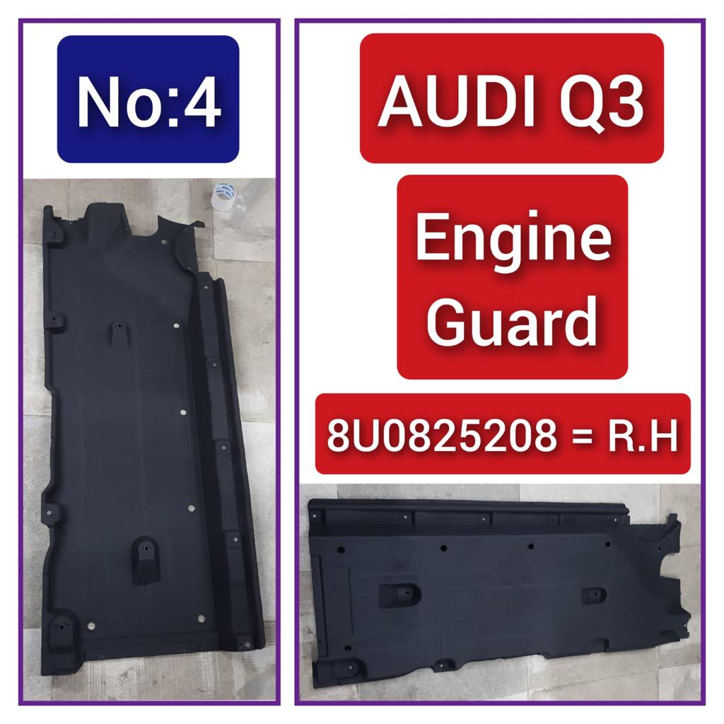 Right Side Underbody Trim 8U0825208 Compatible With AUDI Q3 (8UB, 8UG) Tag No.4