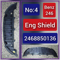 Underbody Bumper Shield Tray Cover 2468850136 Compatible With MERCEDES-BENZ B-CLASS W246 Tag No.4