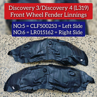Front Left fender Liner CLF500253 Compatible With LAND ROVER DISCOVERY IV (L319) | LR4