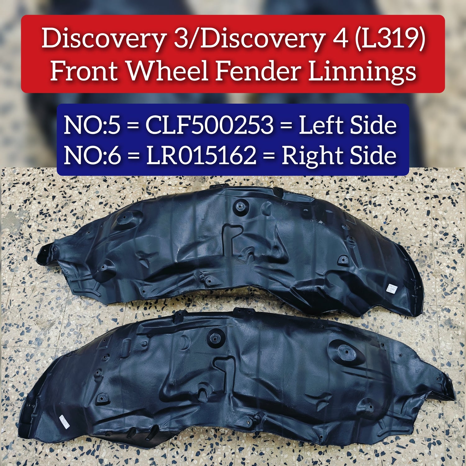 Front Right fender Liner LR015162 Compatible With LAND ROVER DISCOVERY IV (L319) | LR4