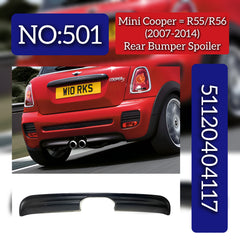 REAR BUMPER LOWER SPOILER 51120404117 Compatible With  MINI R56 Tag No :- 501