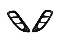 Front Fender Grills Set (Glossy Black) Right 982853190 & Left 982853189 Compatible With Porsche Cayman 718 (2017-2025)Tag No.516