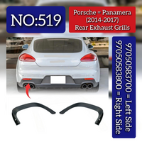 Exhaust Grill Set Right 97050583800 & Left 97050583700 Compatible With Porsche Panamera (2014-2017) Tag No.519