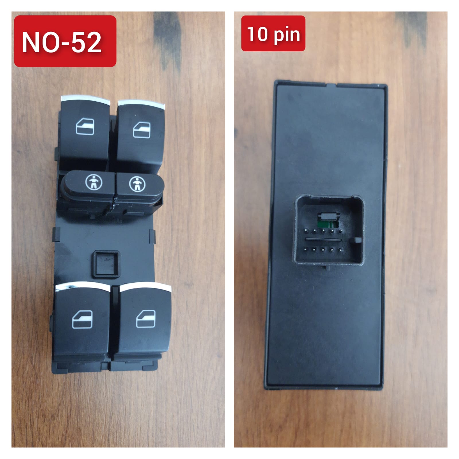 Volkswagen Power Window Switch Black 10-pin 7P6959857 Tag-SW-52