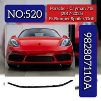 Front Bumper Grill 982807110A Compatible With Porsche Cayman 718 (2017-2025) Tag No.520