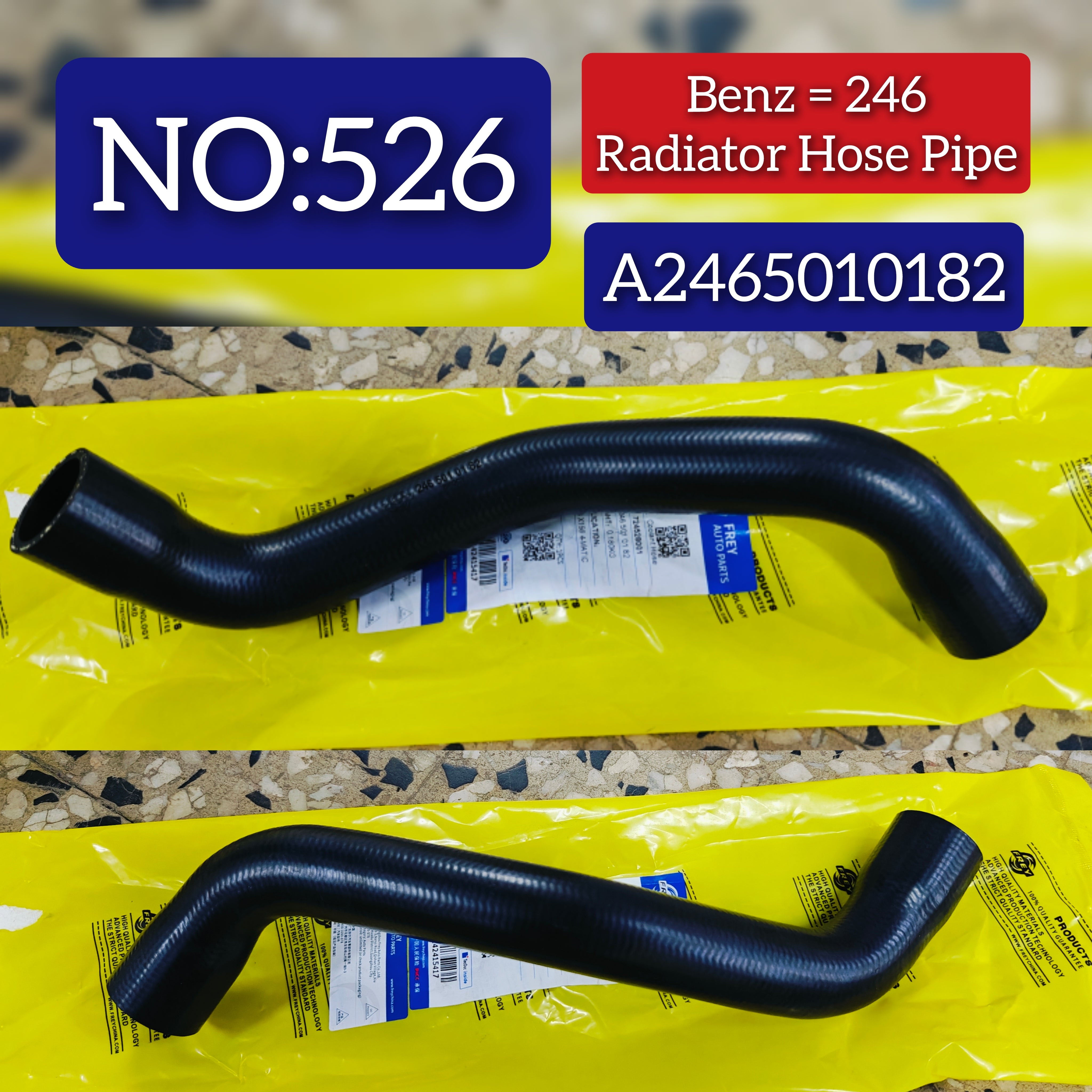 RADAITOR Hose Pipe 2465010182 A2465010182 Compatible With MERCEDES-BENZ A-CLASS (W176) & B-CLASS Sports Tourer (W246, W242)