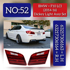 Dicky Light Compatible With BMW 5 Series (F10) LCI  Dicky Light Left 63217306163 & Right 63217306164 Tag-DLB-52