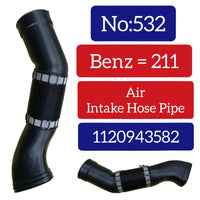 Air intake Pipe 1120943582 Compatible With MERCEDES-BENZ E-Class W211 Tag No.532
