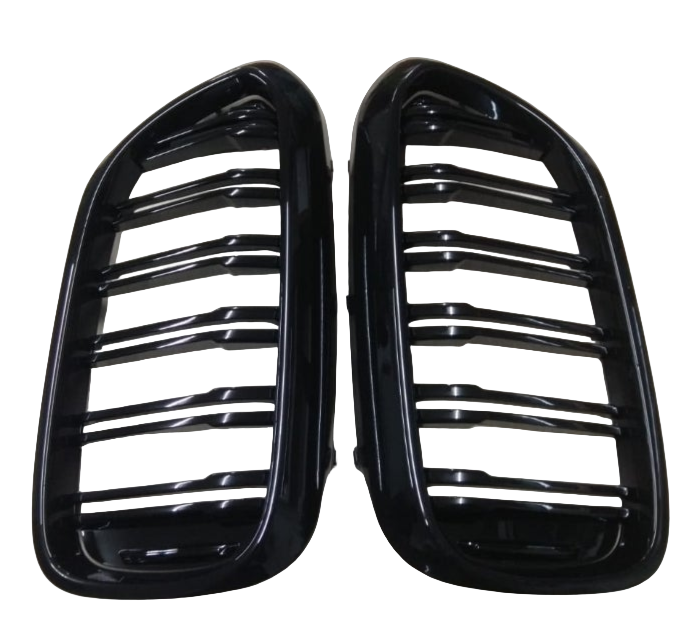 Kidney Grill Set 51137390864 (R.H/L.H) Black color Compatible With BMW 5 Series G30 Tag 54