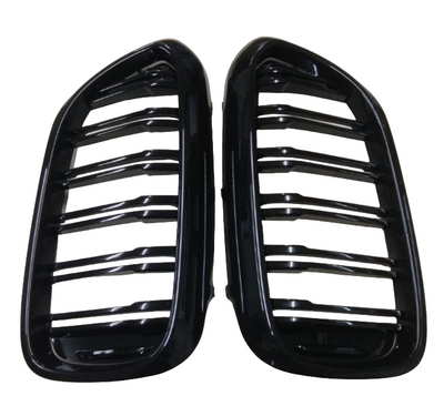 Kidney Grill Set 51137390864 (R.H/L.H) Black color Compatible With BMW 5 Series G30 Tag 54