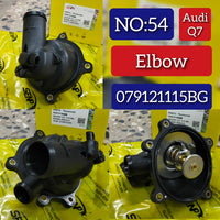 Thermostat Elbow 079121115BG 079121115AA 079121115BB 079121115BJ 079121115R 079121115T Compatible With AUDI Q7 Tag No.54