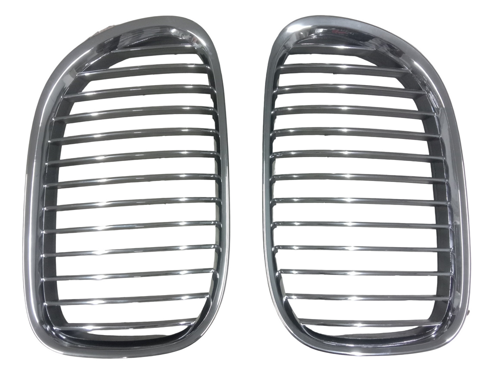 Kidney Grill Set 51117184151 L.H &  51117184152 R.H Compatible With  BMW 7 Series F01,F02 Tag 56