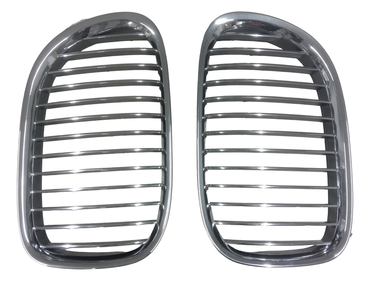 Kidney Grill Set 51117184151 L.H &  51117184152 R.H Compatible With  BMW 7 Series F01,F02 Tag 56