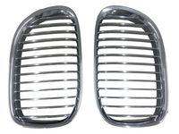 Kidney Grill Set 51117184151 L.H &  51117184152 R.H Compatible With  BMW 7 Series F01,F02 Tag 56