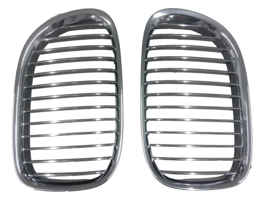 Kidney Grill Set 51117184151 L.H &  51117184152 R.H Compatible With  BMW 7 Series F01,F02 Tag 56
